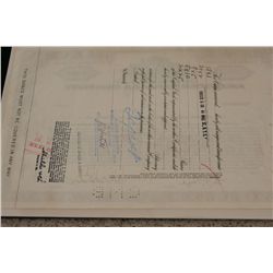 American Express Co. Stock Certificate Dated 1960 {Est. 50-150}