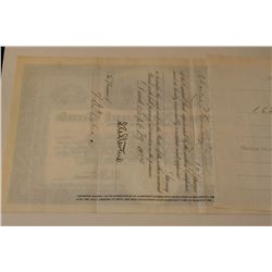 Citizens National Bank of Washington City Stock Certificate Dated 1903 {Est. 50-100}
