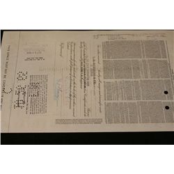 Columbia Pictures Corp. Stock Certificate Dated 1965 {Est. 50-150}