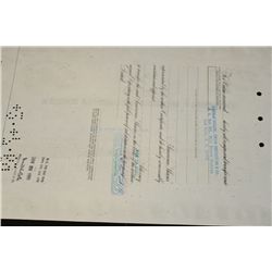 Electric & Musical Industries Limited Stock Certificate Dated 1968 {Est. 50-150}