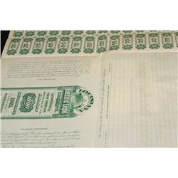 Louisiana Electric Light Co. Sinking Gold Bone Dated 1902 {Est. 90-250}