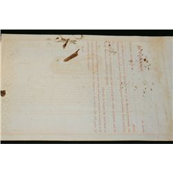 Michigan Southern and Northern Indiana Rail-Road Co. Stock Certificate {Est. 100-250}