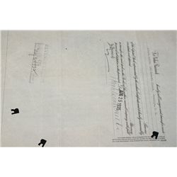 Reo Motor Car Co. Stock Certificate Dated 1935 {Est. 115-165}