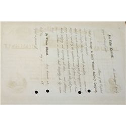 Chicago & South Western Railway Co. Stock Certificate {Est. 60-150}