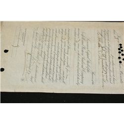 Norfolk and Western Railroad Co. Stock Certificate Dated 1887 {Est. 55-150}