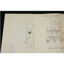 The Gold Valley Placer Mining Co. Dated 1895 {Est. 90-200}