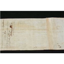 The Buffalo & State Line Rail Road Co. Stock Certificate Dated 1852 {Est. 75-175}