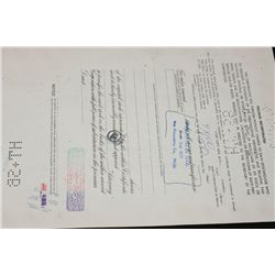 Pullman Inc. Stock Certificate Dated 1975 {Est. 25-125}