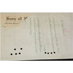 The Michigan Central Railroad Co. Stock Certificate Dated 1914 {Est. 45-150}