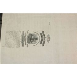 The Houston and Great Northern Railroad Co. Stock Certificate Dated 1872 {Est. 125-225}