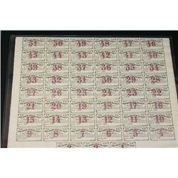 South Carolina Central Railroad Co. Stock Certificate {Est. 80-180}