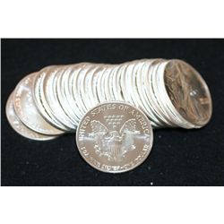 1987 Silver Eagle $1, Roll, Lot of 20