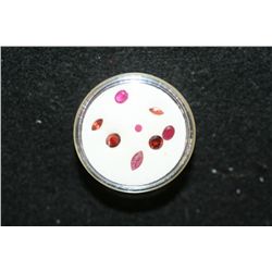 Loose Red & Pink Stones, Lot of 8
