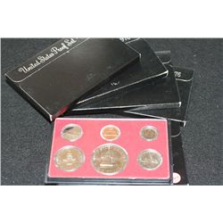 1976-S US Mint Proof Set, Lot of 5