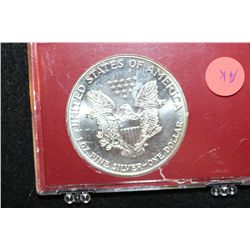 1990 Silver Eagle $1, "American Eagle Silver Dollar"