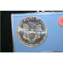 1990 Silver Eagle $1, "American Eagle Silver Dollar"