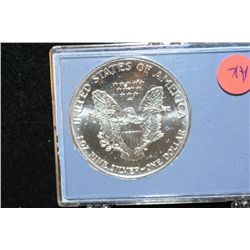 1990 Silver Eagle $1, "American Eagle Silver Dollar"