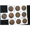 Image 1 : Canada One Cent, Various Dates & Conditions, Lot of 10