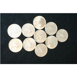 Peace $1, Various Dates & Conditions, Lot of 10