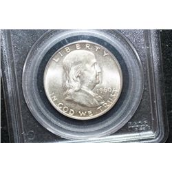 1960-D Ben Franklin Half Dollar, PCGS Graded MS64