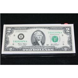 2003 US Federal Reserve Note $2, Minneapolis MN Reserve