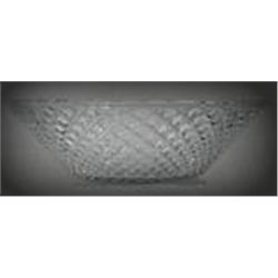 Vintage/Antique  Glass Bowl  Diamond Pattern 8.5"x 2.5"