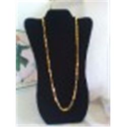 Vintage 28" Monet Necklace Goldtone