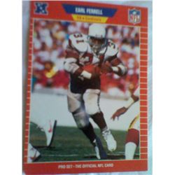 PRO SET NFL EARL FERRELL 475 1989