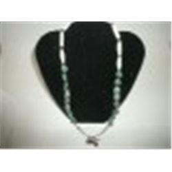 Awesome Motorcycle Pendant Sterling Silver Southwestern Style Necklace Over 22"!