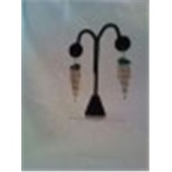 Pair of Southwestern Style Earrings 2 1/2 Inch Hook Earrings