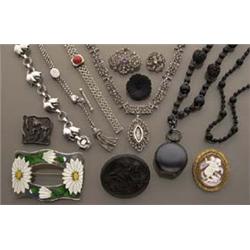 two antique paste brooches First, a quatre...