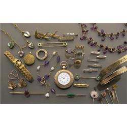 a collection of vintage jewellery First, a...