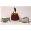 Image 1 : lucite glittered clutch bag Rectangular  c...