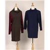 Image 1 : two vintage designer wool dresses First, a...