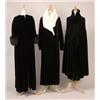 Image 1 : Eleanor ellis black velvet  fox trimmed  o...