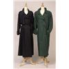Image 1 : two designer trench coats The first, ankle...
