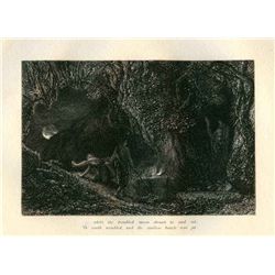 Palmer "The Sepulchre" Eclogue 8 Original Etching