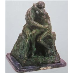 "The Kiss" Bronze Sculpture - Rodin
