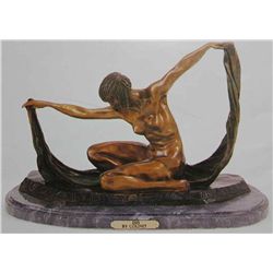 "Isis" Bronze Sculpture - Colinet