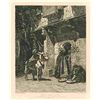 Image 1 : Smillie | Frederick Bridgman Etching "Lady Of Cairo Visiting"