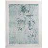 Image 1 : Levine Hand Signed Etching "Thieves"