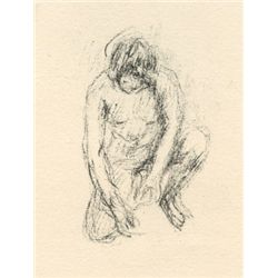 Bonnard "Femme Accroupie" Original Lithograph