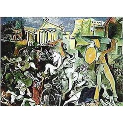 Picasso "Battle Scene"