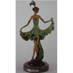 "Sophistication" Bronze Sculpture Inspired - Icart