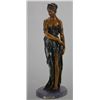 Image 1 : "Egyptian Girl" Bronze Sculpture - Colinet