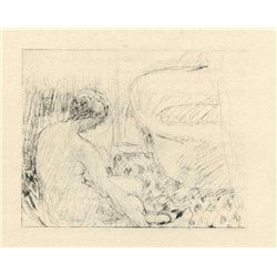 Bonnard  Nu Assis  Original Lithograph