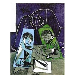 Picasso "Children Writing"