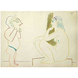 Picasso Rare Color Lithograph