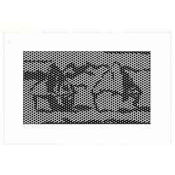Lichtenstein "Haystack" Embossed Lithograph, 1969