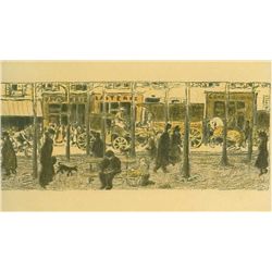 Bonnard Lithograph  Boulevard 